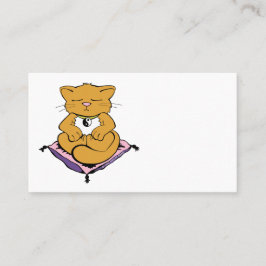 Cartão De Visita Gato Zen