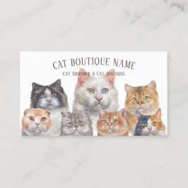 Cartão De Visita Gatos De Pet Domésticos