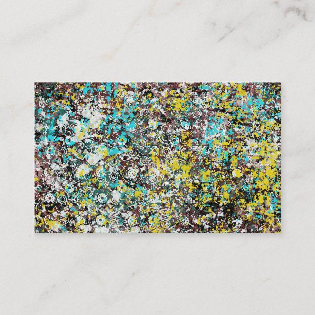 Cartão De Visita Geared Toward Abstract Art Design Lover (Frente)