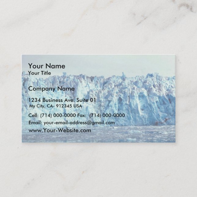 Cartão De Visita Geleira de Colômbia (Frente)