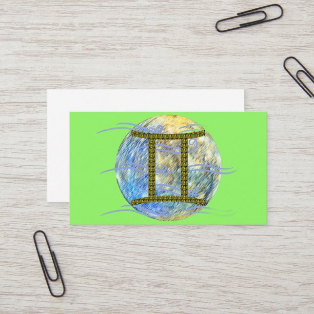 Cartão De Visita Gemini (Frente/Verso In Situ)