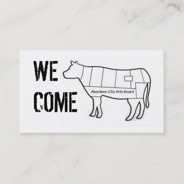 Cartão de visita genérico da propaganda - uma arte (Frente)