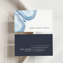 Cartão De Visita Geodo Wave Azul