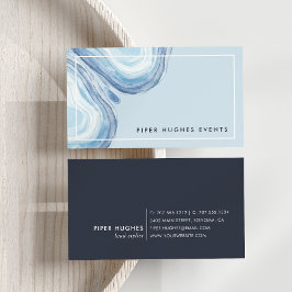 Cartão De Visita Geodo Wave Azul