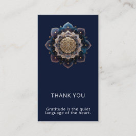 Cartão De Visita Geometria da Semente Estelar | Design de Mandala