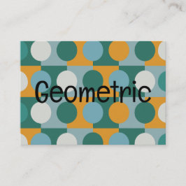Cartão De Visita Geométrica Mínima Geométrica Contemporânea Geométr