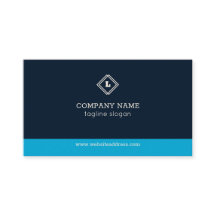 Geométrico Azul E Branco