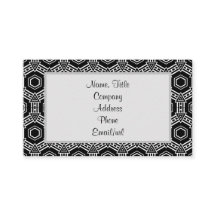 Geométrico Black White Modern 4Jay