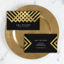 Geométrico Dourado Preto Negrito Negrito