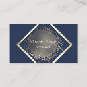 Cartão De Visita Geométrico Profissional Elegante