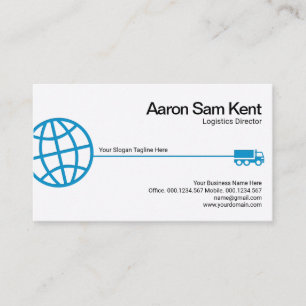 Cartão De Visita Gerenciador de Logística de Linha de Caminhão do