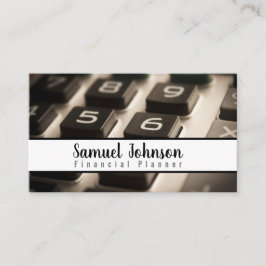 Cartão De Visita Gerenciamento de Riqueza do Contador do Planejador