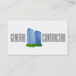 Cartão De Visita Gerente de Construtor Geral de Obras