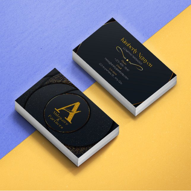 Cartão De Visita Gerente de empresa (Criador carregado)