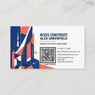 Cartão De Visita Gerente de Projeto Sênior