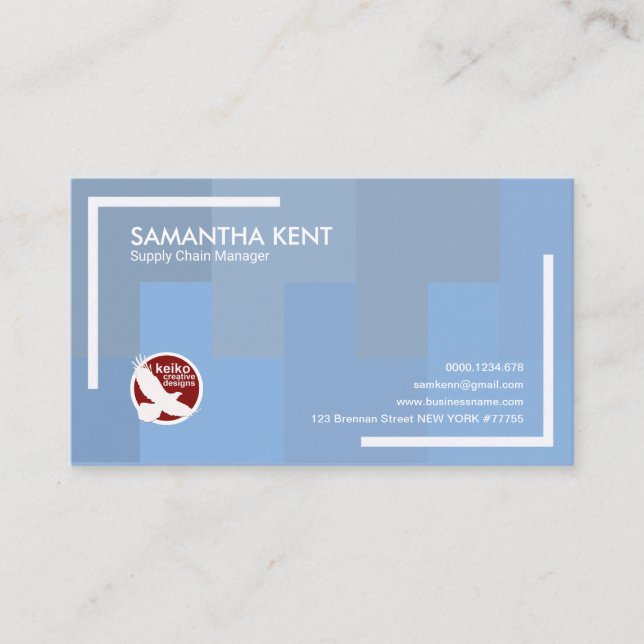 Cartão De Visita Gerente sacudindo-se da cadeia de aprovisionamento (Frente)