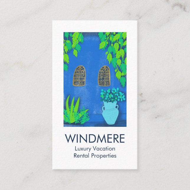 Cartão De Visita Gestor de Propriedades do Agente Imobiliário do Lu (Frente)