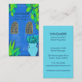 Cartão De Visita Gestor de Propriedades do Agente Imobiliário do Lu