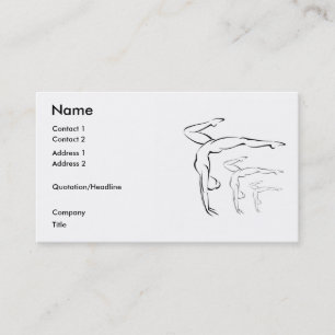 Cartão De Visita Ginástica