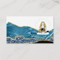 *~* Glam Beach Moon Goddese Teal Dourada Glitter