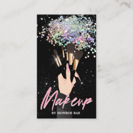 Cartão De Visita Glam MUA Beautician Beauty Salon Makeup Artista