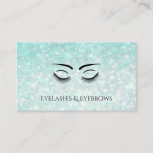 Cartão De Visita glamourosa, elegante, Eyelashes e sobrancelha