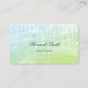 Cartão De Visita Glitter de luxo moderno e elegante profissional