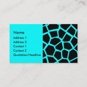 Cartão De Visita Go Giraffe - Cyan