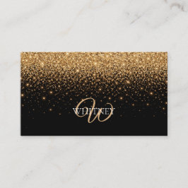 Cartão De Visita Gold Glitter Sparkle Elegant Luxury Texture       