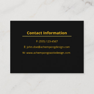 Cartão De Visita Gold Marble Abstract – Upscale Professional Opulen