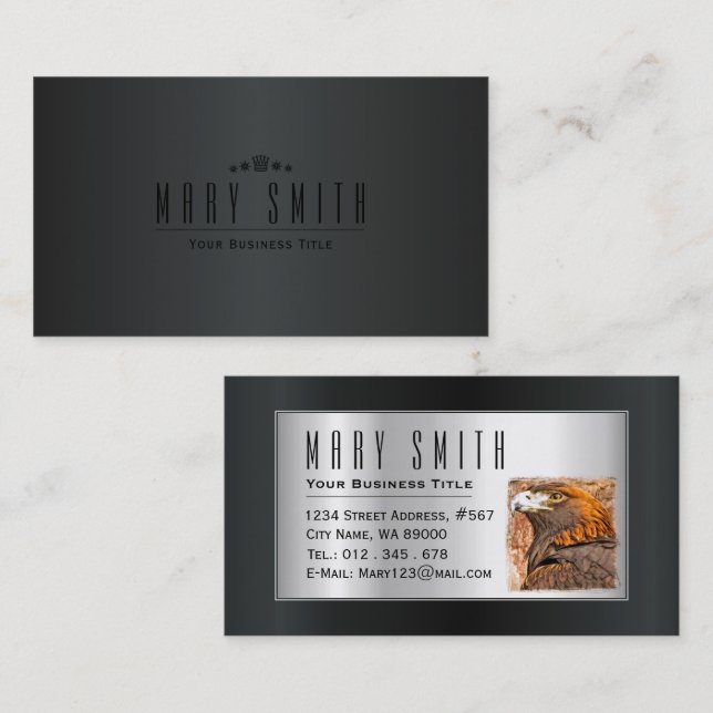 Cartão De Visita Golden Eagle 名刺 (Frente/Verso)