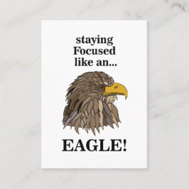 Cartão De Visita Golden Eagle Head