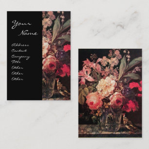 CARTÃO DE VISITA GOLDFINCH, ROSAS DE PINO E MANTEIGA