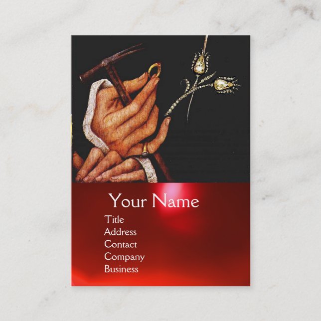 CARTÃO DE VISITA GOLDSMITH,METALWORKER DE PRECIOSO,ARTE JUDAY DOURA (Frente)