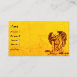 Cartão De Visita Golem Gargoyle