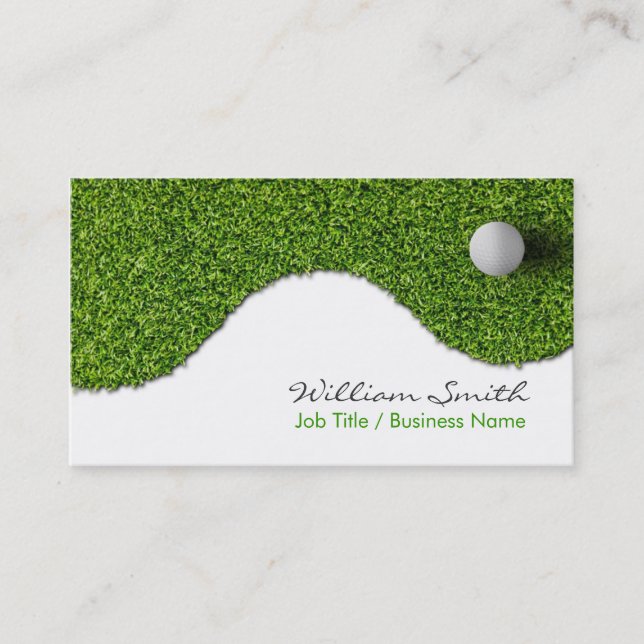 Cartão De Visita Golf Business Card (Frente)