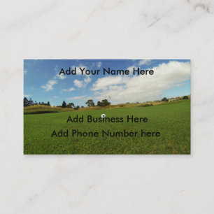 Cartão De Visita Golf,_The_Game,_Business_Cards,_(100),_Pack
