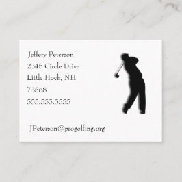 Cartão De Visita Golfe