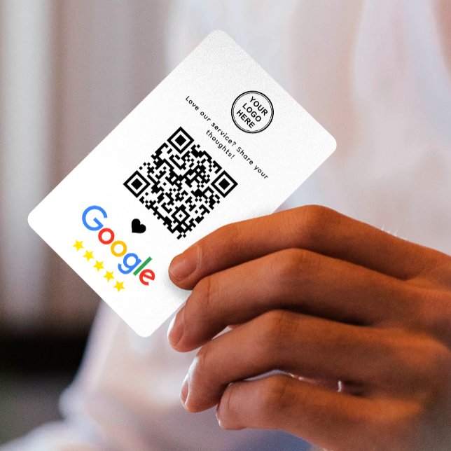 Cartão De Visita Google Review QR Code Obrigado (Criador carregado)