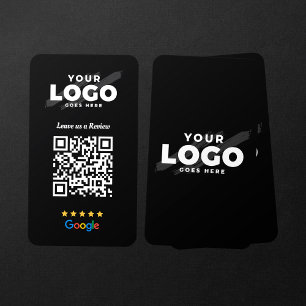 Cartão De Visita Google Reviews QR Code Business Review Link 5 Star