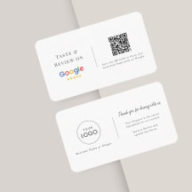 Gosto e revisão | Código QR do Logotipo Restaurant