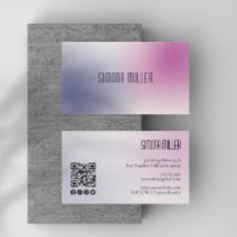 Gradiente Estético Minimalista Rosa Roxo Branco