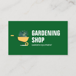 Cartão De Visita Grama de Jardinagem