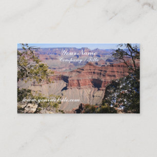 Cartão De Visita Grand Canyon - borda sul