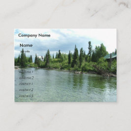 Cartão De Visita Grand Teton National Park, no verão