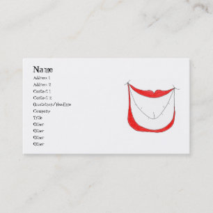 Cartão de visita GRANDE do SORRISO