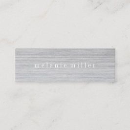 Cartão de visita - grão cinzenta