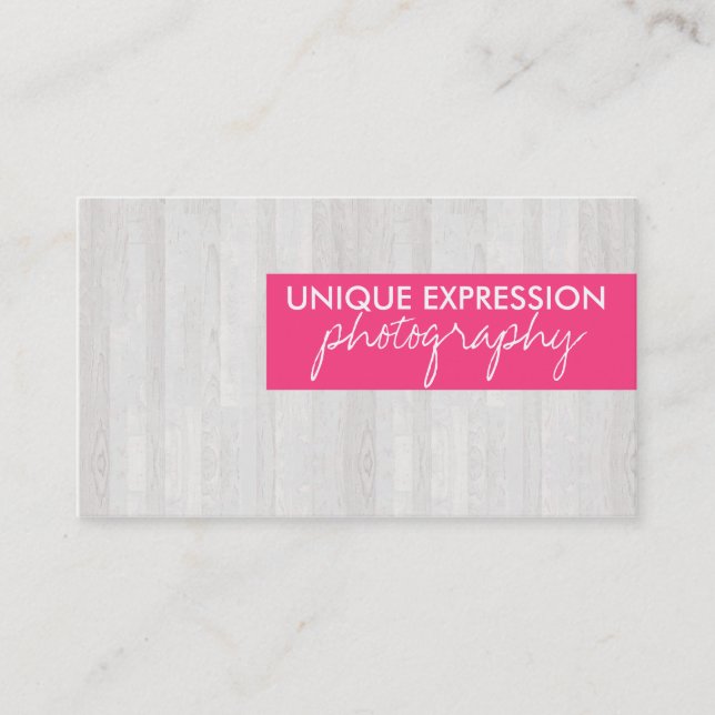 Cartão De Visita Grão de madeira (Frente)