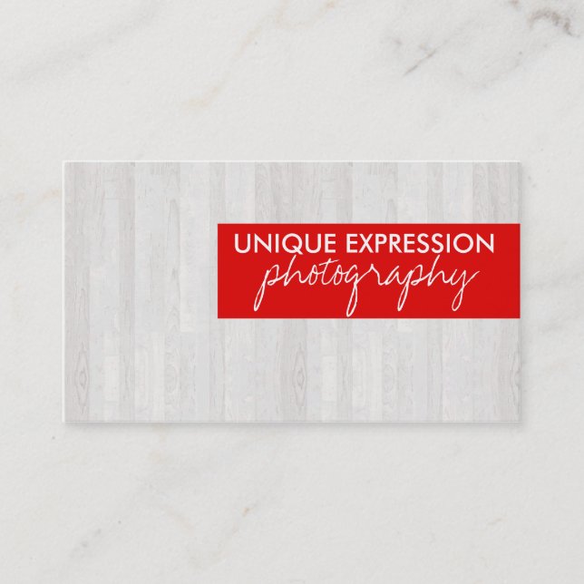 Cartão De Visita Grão de madeira (Frente)