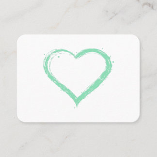 Cartão De Visita Green Heart Essential 